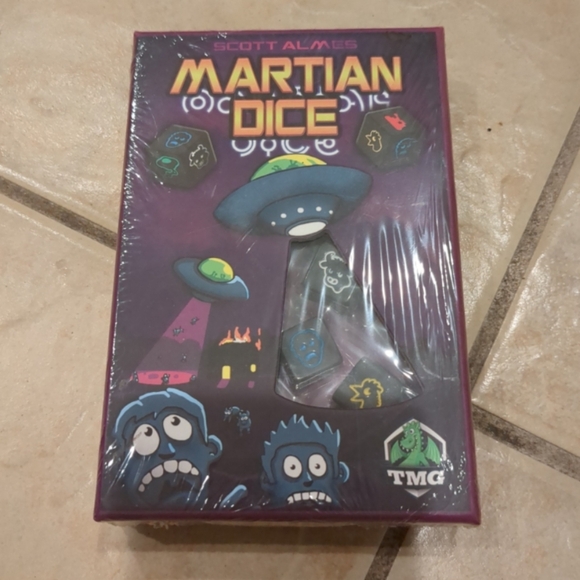 Martian Dice By Scott Almes Game Sealed - Picture 1 of 2